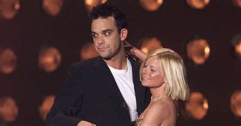 geri halliwell robbie williams duffle bag|Geri Halliwell hid in a bag to escape Robbie Williams' flat.